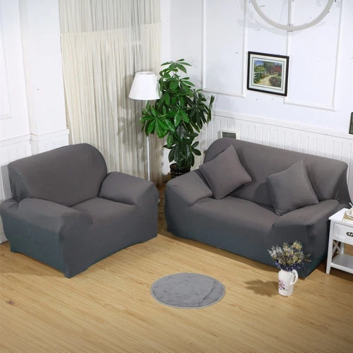 Stretch Sofabezug Schonbezug Massiv Sofabezüge Couch Möbel Schoner 160g - Bild 2 von 54