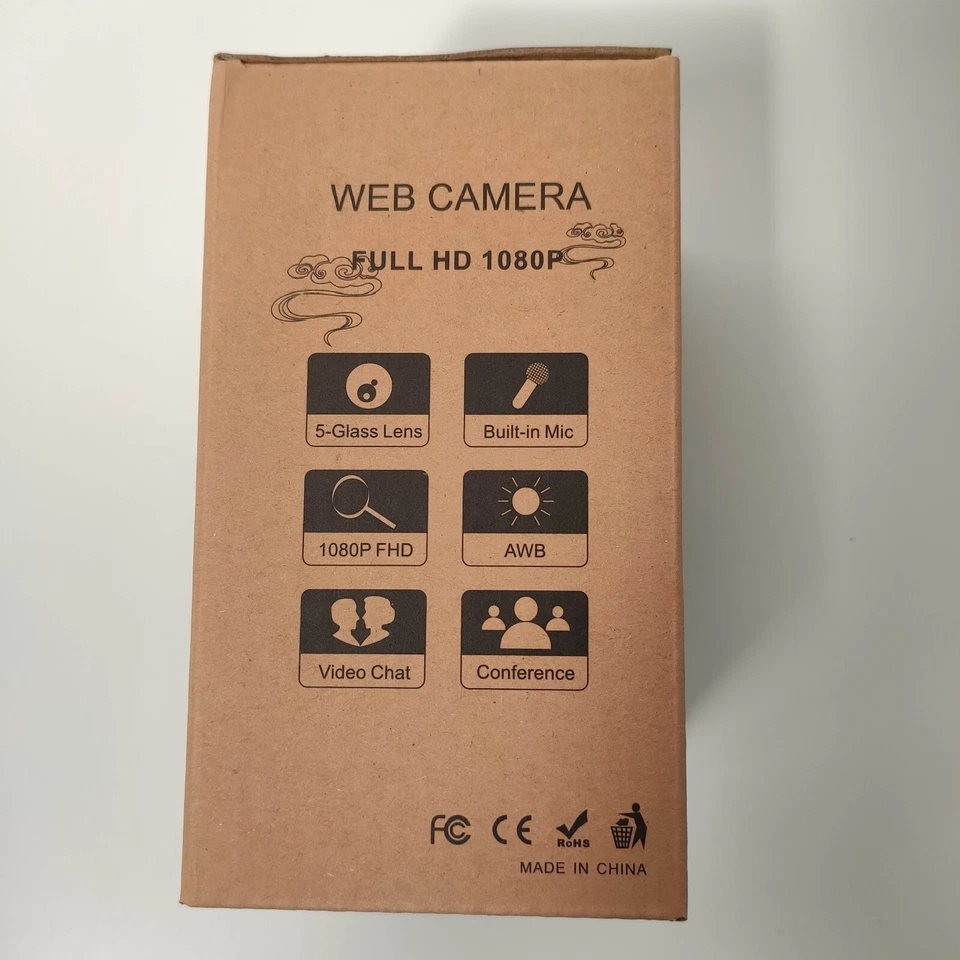 Lot de 100 Webcams FULL HD 1080P NEUF USB UNIVERSAL CLIP FITS DISCOUNT - Photo 3/4