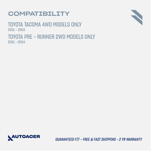 AUTOACER -16p Front Suspension Control Arms Ball Joints Tie Rod Links For Tacoma - Bild 7 von 9
