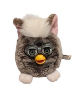 Vintage 1999 Furby Buddies Gray Owl 4 Plush Toy Tiger Electronics 1990s Beanie