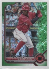 2022 Bowman Green Mini-Diamond Refractor 40/99 Michel Triana #BCP-75 0c6