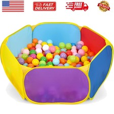 Kids Ball Pit Large Pop Up Childrens Ball Pits Tent for Toddlers Playhouse Ba...