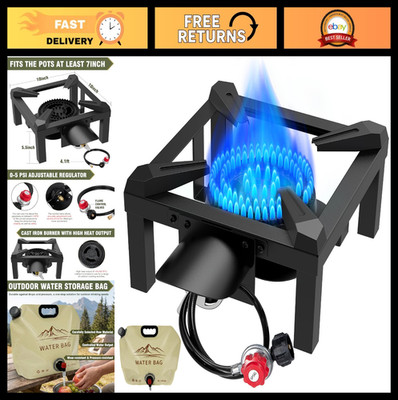 High-Pressure Propane Burner 100,000 BTU Stove for Outdoor Cooking, Turkey Fryer