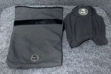 Trtl Super Soft Travel Neck Support Pillow Hypo Fleece Ergo Brace EUC Gray