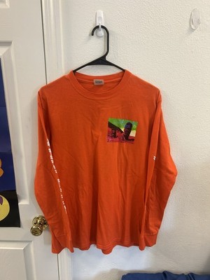 Rare Supreme Easter Island Orange Size M T-Shirt Used Good Condition
