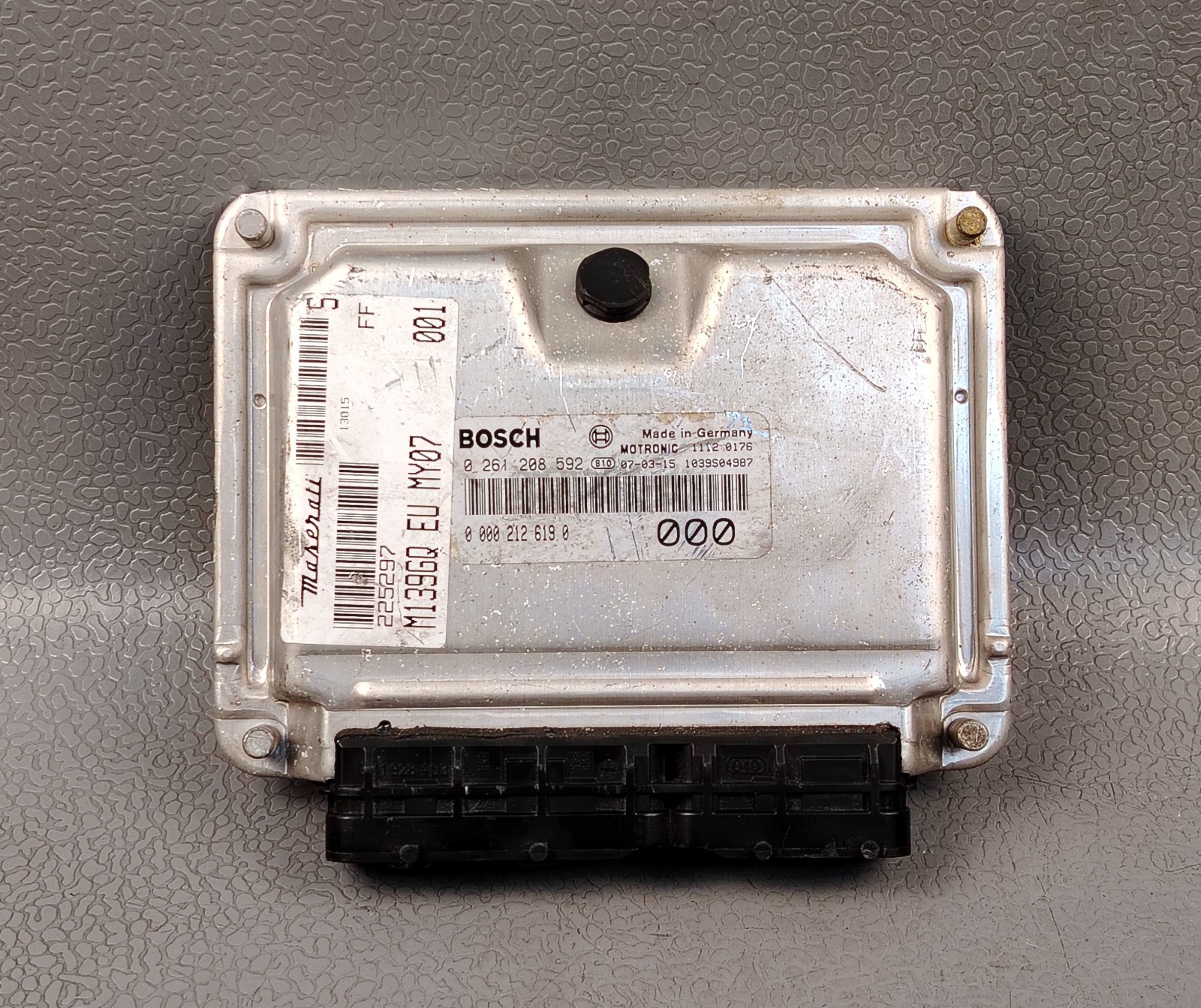 Maserati Quattroporte 2006 Electronic control unit P/N 0261208592