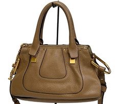 Borsa a tracolla Chloe Hayler borsa a mano in pelle marrone borsa a 2 vie...