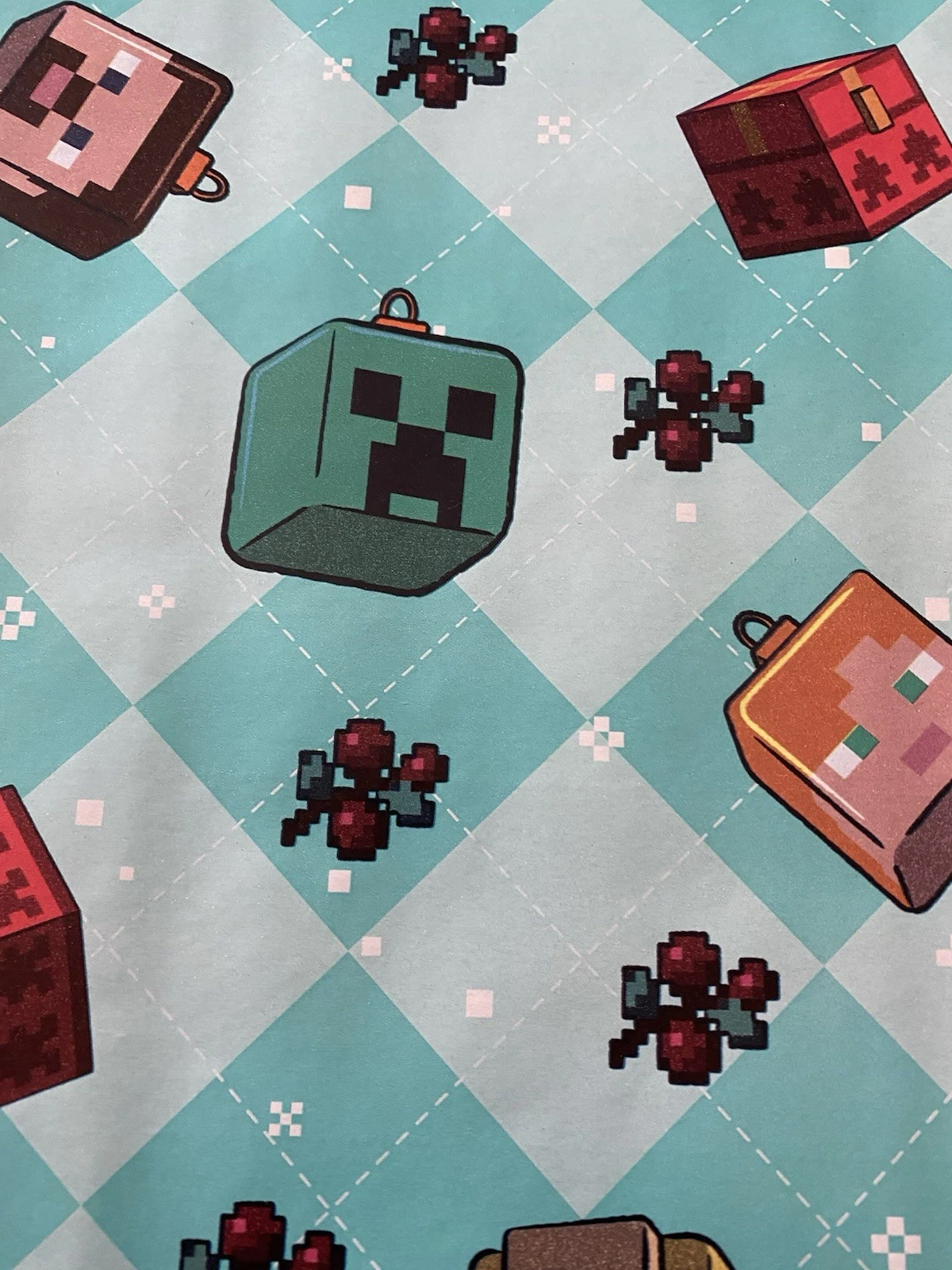 MINECRAFT MINE CRAFT Christmas Wrapping Paper