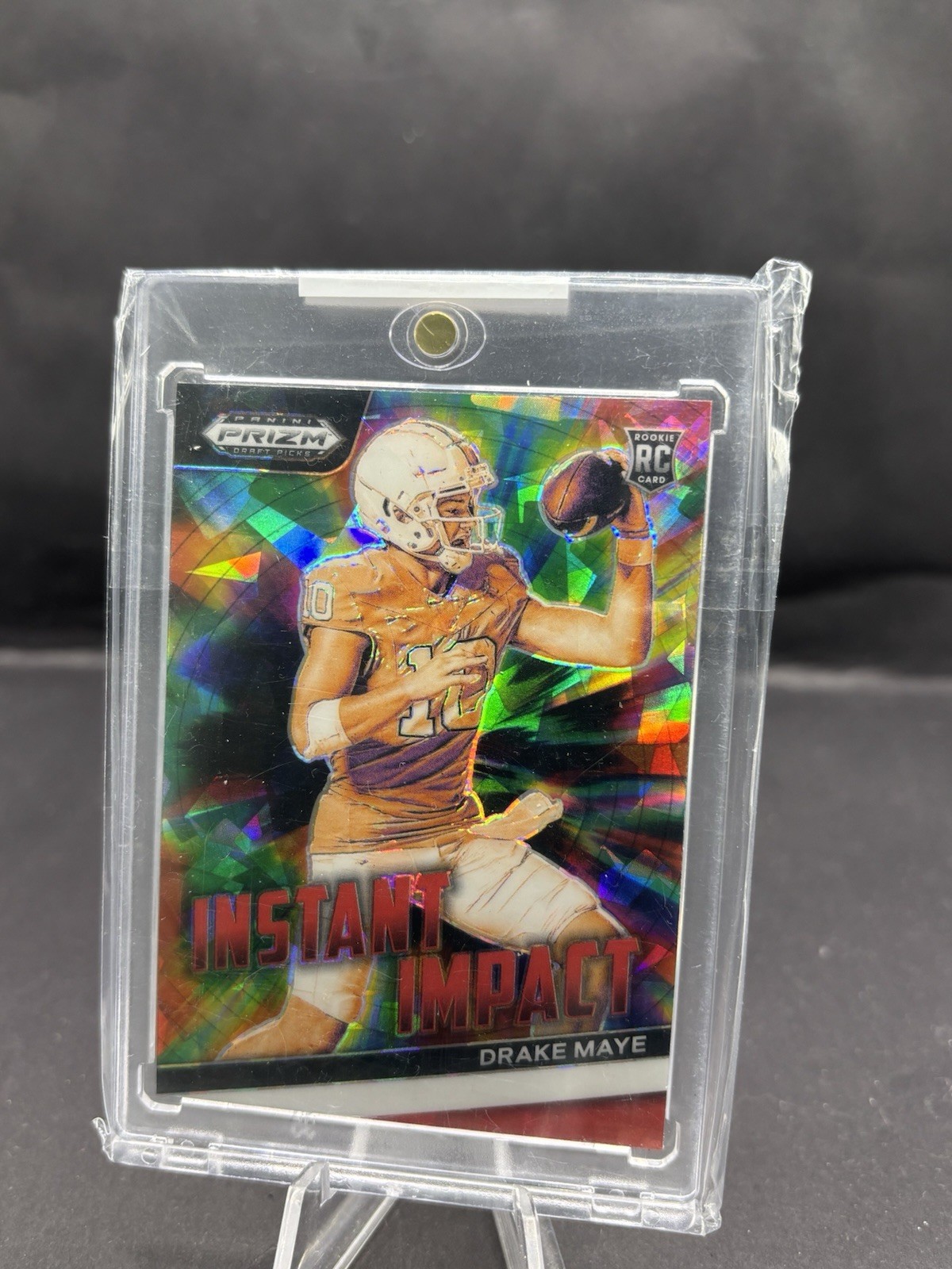 2024 Prizm Draft Picks - Instant Impact Drake Maye RC #II-DM Red Ice Prizm (RC)