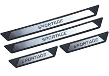 For Kia SPORTAGE Chrome Door Sill Trim Plate Covers Scratch Guard 4 Pcs