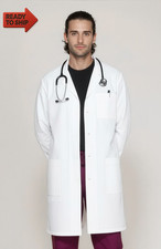 Unisex Core Essentials 40" Antimicrobial Lab Coat