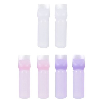  6 Pcs Haarfärbeflaschen Werkzeug Zum Färben Von Haaren Werkzeuge