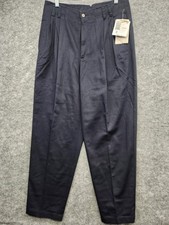 NOS Liz Claiborne Liz Sport Womens Mid-Rise Straight Leg Pants Black Size 16