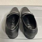 Calvin Klein Men's 10.5M Black Leather Square Toe Slip-On Dress Loafer — photo 4