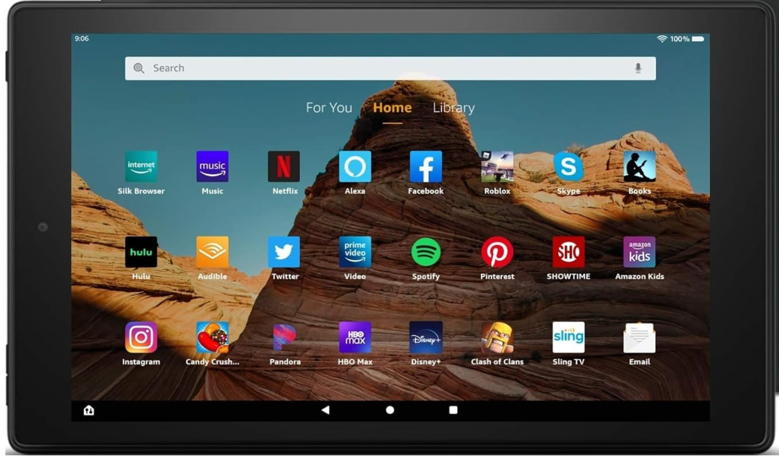 Amazon Fire HD 10 Tablet 10.1"" 1080p Full HD display 9th gen 64GB Black with Ads
