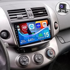 For Toyota Rav4 2007-2012 Apple Carplay Android 15 Car Stereo Radio Bt Wifi Gps