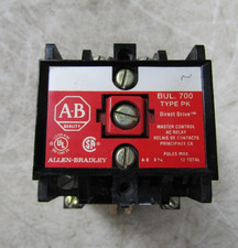 💥ALLEN BRADLEY MASTER CONTROL AC RELAY 115-120V COIL 600 VAC 700-PK200A2