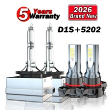 For Chevy Camaro 2010-2013 D1s Xenon Hid Headlight 5202 Led Fog Light Bulbs