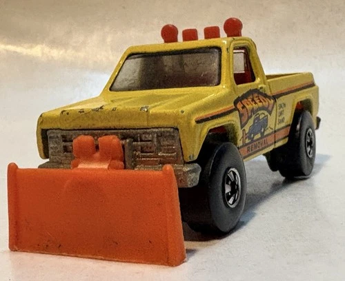 Hot Wheels 1979 SPEEDY REMOVAL w/Plow BYWAYMAN Pickup Truck Vintage