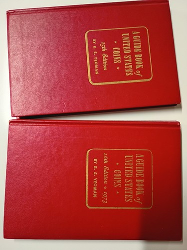 1962 & 1973 Red books - A Guide Book of United States Coins