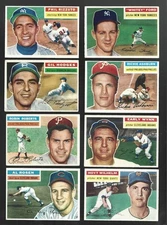 Complete Your Set! 1956 Topps Baseball  Volume discounts New Cards added 9-17-25