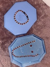 Swarovski Crystal Red Angelic Tennis Jewelry Set 3 Piece! Ideal Christmas Gift