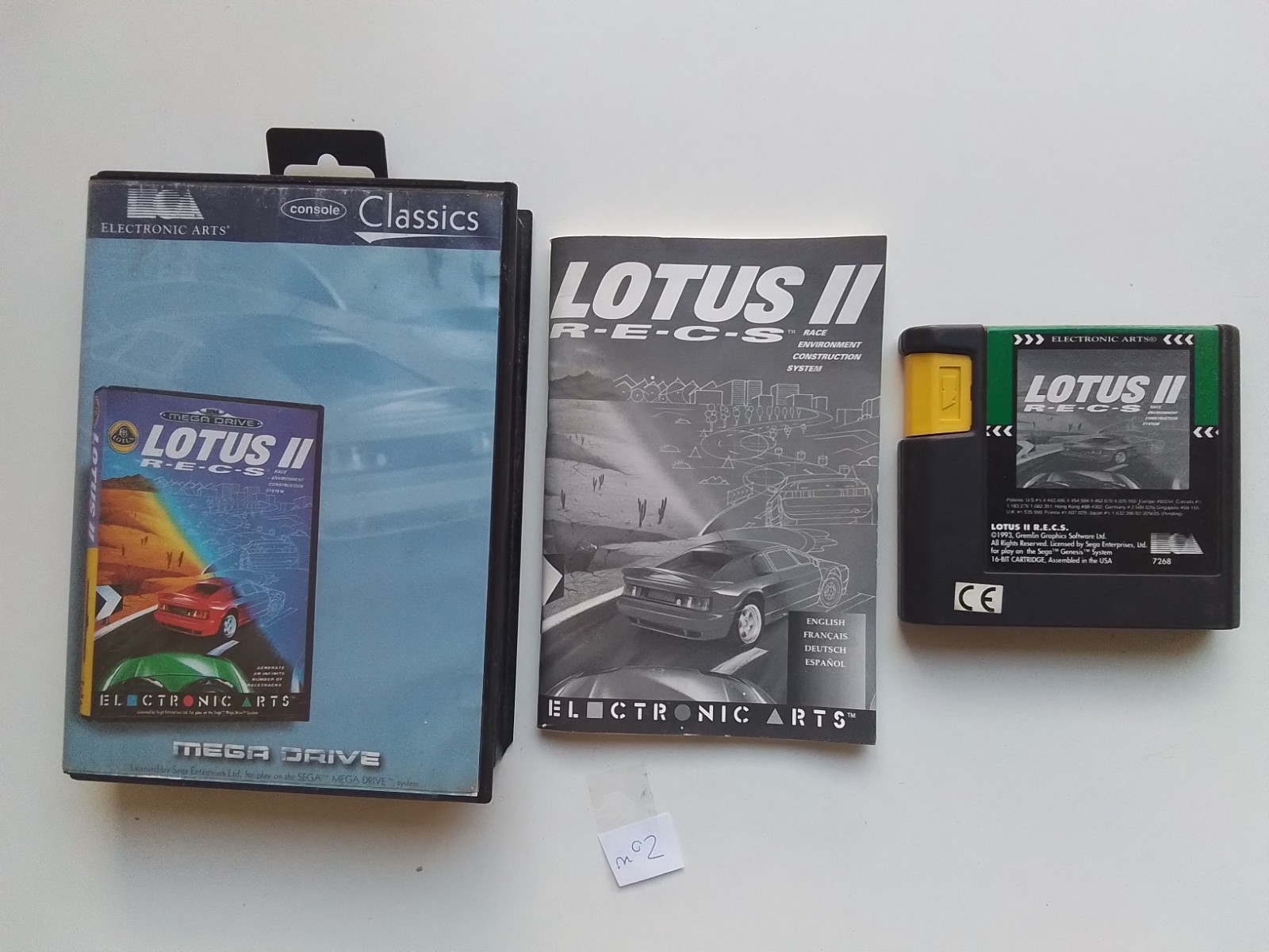 Lotus 2 (II) R-E-C-S Complet sur SEGA Megadrive !!!