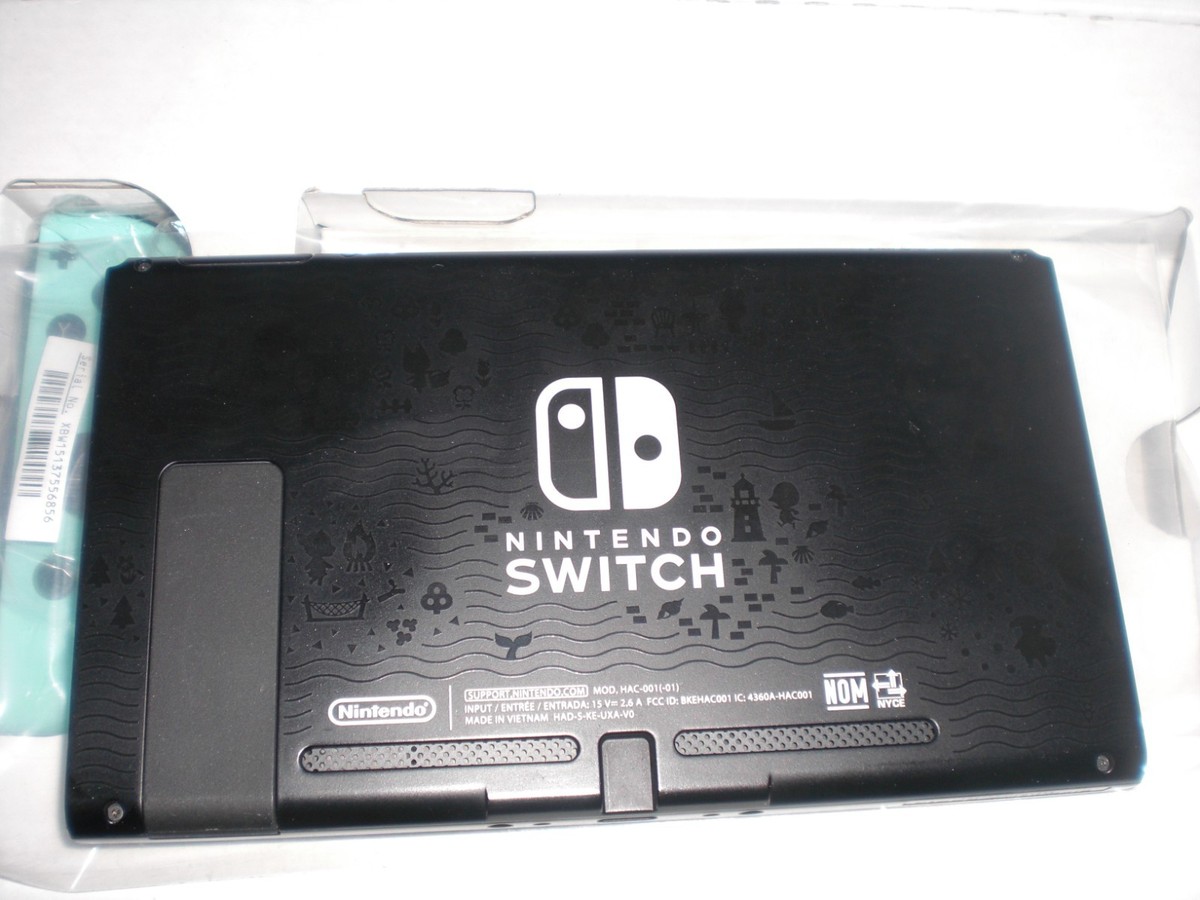CLEAN Nintendo Switch Animal Crossing New Horizons Edition Console
