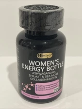 Himiyer Womens Energy Bottle Collagen & Biotin-60 Veggie Caps - Exp 01/27
