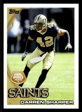 2010 Topps - Darren Sharper #217 New Orleans Saints