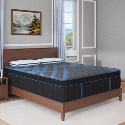 Duchessz 12'' Twin Full Queen King Size Gel Memory Foam Spring Mattress In A Box