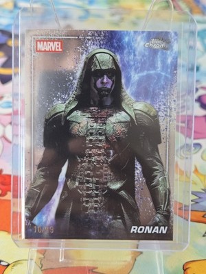 2025 Topps Marvel Studios Chrome Ronan #S-46 The Snap Variation /99
