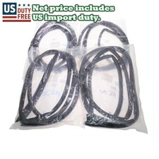 Fit Honda Accord 4-door Dx Ex Lx 1990-93 Front Rear Door Weatherstrip Seal Set