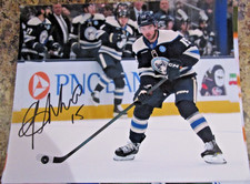 DANTE FABBRO COLUMBUS BLUE JACKETS SIGNED 8X10 MATTE PHOTO (A)