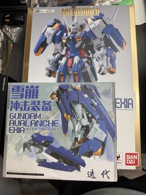 Bandai Metal Build Avalanche Exia Gundam & Optional Parts Set Bundle