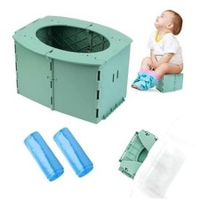Travel Potty for Car  Travel Potty for Kids  Portable Potty for Grass green