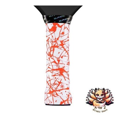 NEU Supacaz Super Sticky Kush Pickleball Overgrip - Splat Neon Orange - 3er Pack