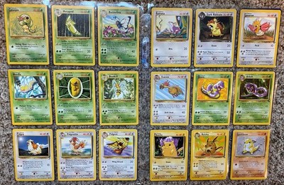 Pokemon Cards: Original 151 Set Complete Vintage/ Charizard