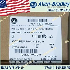Factory Sealed AB 1763-L16BBB/B MicroLogix 1100 16Point Controller US