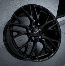 Gloss Black C7 Z06 Corvette Wheels 1718 Set Fits 1993-2002 Camarofirebird Gloss Black C7 Z06 Corvette Wheels 1718 Set Fits 1993-2002 Camarofirebird
