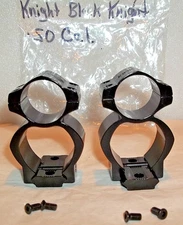 KWIK-SITE SEE THRU SCOPE RINGS MODEL KNIGHT BLACK KNIGHT MUZZLELOADING RIFLE