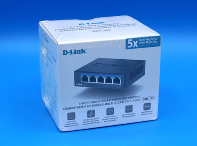 D-Link 5-Port Multi-Gigabit Unmanaged Switch DMS-105 - 2.5Gbps NEW SEALED