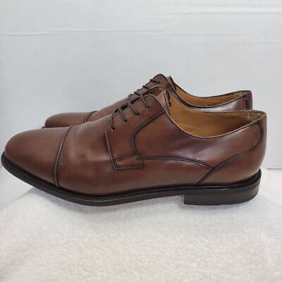 Florsheim 13169 Midtown Oxford Cap Toe Size 12D Chocolate