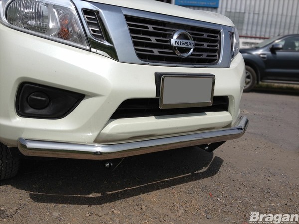 Frontspoiler Stange FüR Nissan X-Trail 2014 - 2017 Stahl Bumper Stups Kinn-image