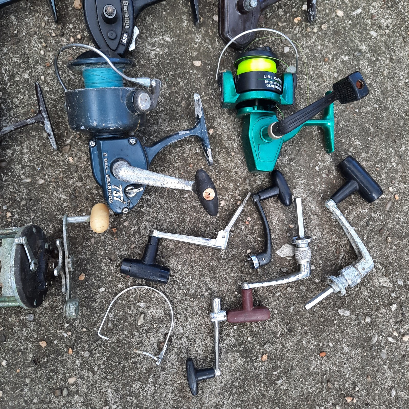 Massive Mixed Reels Lot For Parts Or Repair,Vintage Spinning Reels eBay