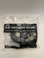 Phifer Flat Screening Spline 100’ for Pool and Patio Enclosures Black