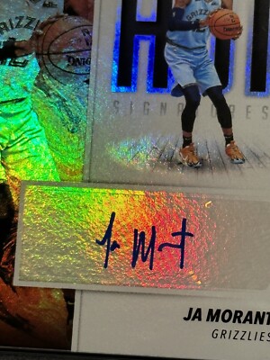 【199シリ】ジョエル・エンビード　RC  PANINI 【PSA9 】 2019 PANINI NBA HOOPS JA MORANT PSA 9 #JMT ROOKIE HOT SIGNATURES