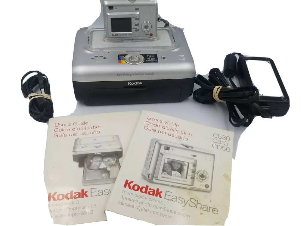 Kodak EasyShare Printer Dock Series 3 Photo Printer Bundle Used