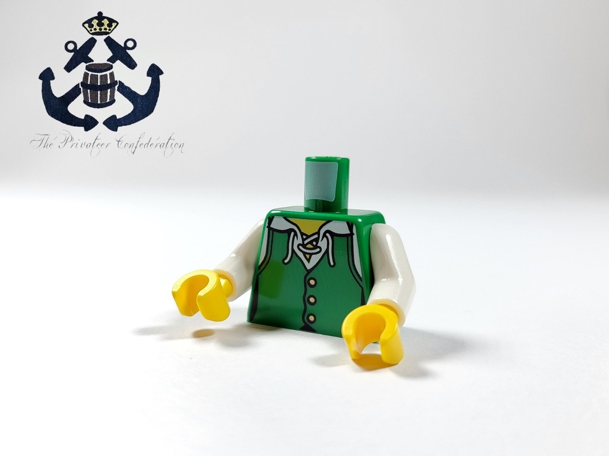 LEGO Green Torso Pirate / Castle Forestwoman Vest 973pb3967c01 For