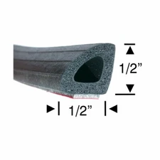 Marine Peel N Stick Hollow Half Round 1/2" x 1/2" x 30ft Strip